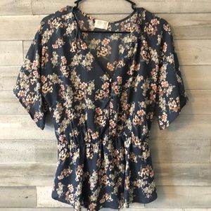 Never worn floral blouse